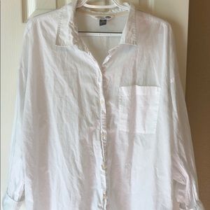 Old Navy Boyfriend Button Up